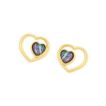 Conjunto Brilhato Pedras Naturais Brasileiras — Folheado a Ouro