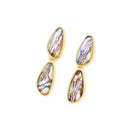 CONJUNTO FOLHEADO A OURO