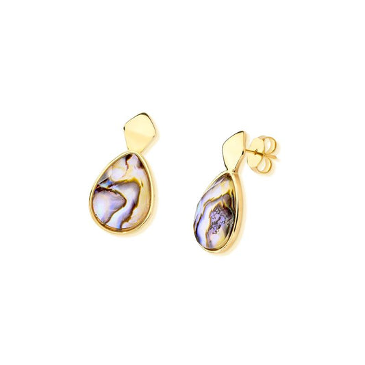 Conjunto Brilhato Colecao Conchas folheado a ouro