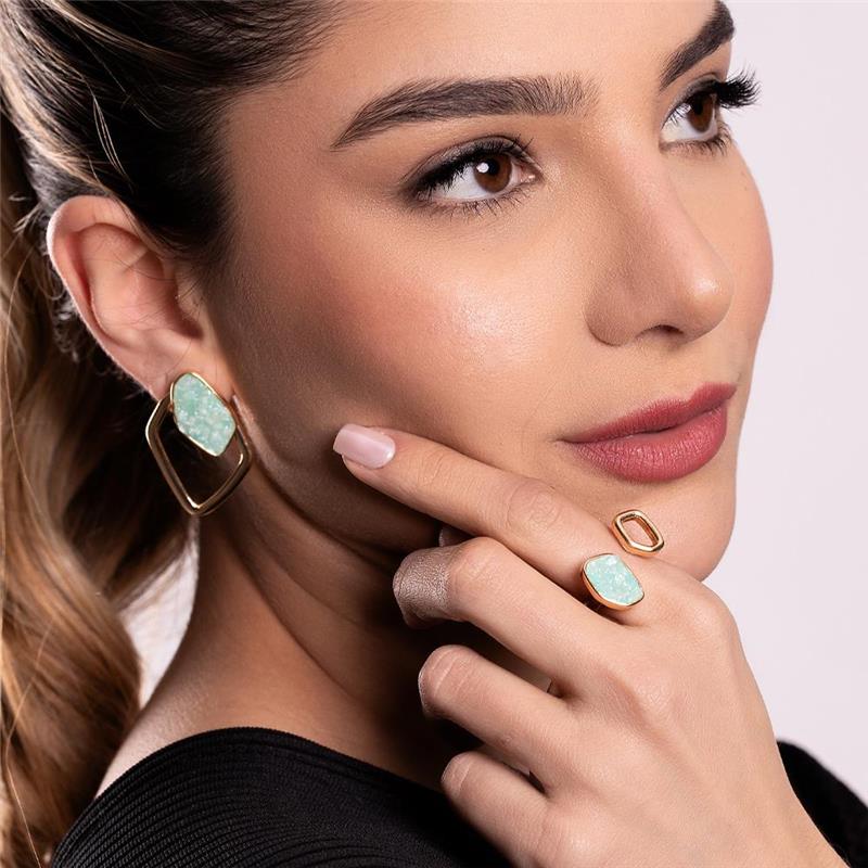 BRINCO FOLHEADO A OURO