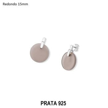 Conjunto Brilhato Pedras Naturais Brasileiras — Folheado a Prata