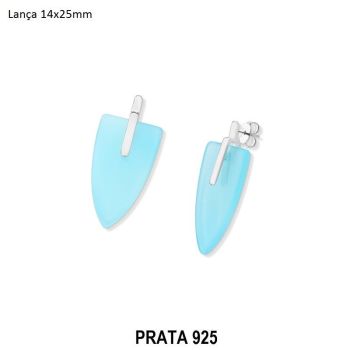 Conjunto Brilhato Pedras Naturais Brasileiras — Folheado a Prata