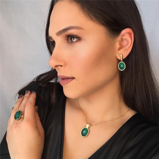 BRINCO FOLHEADO A OURO E RÓDIO NEGRO