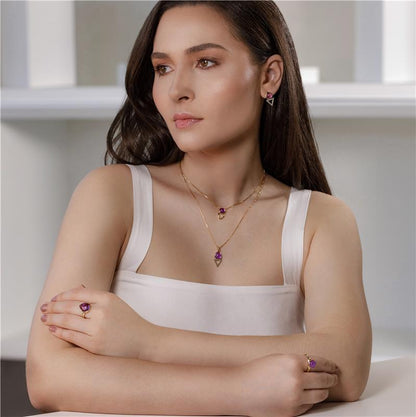 BRINCO FOLHEADO A OURO E RÓDIO BRANCO