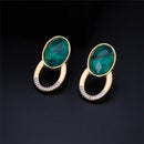 BRINCO FOLHEADO A OURO E RÓDIO BRANCO