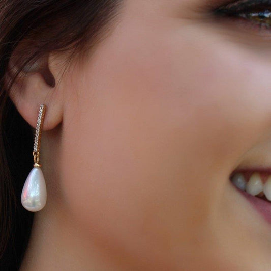 BRINCO FOLHEADO A OURO E RÓDIO BRANCO