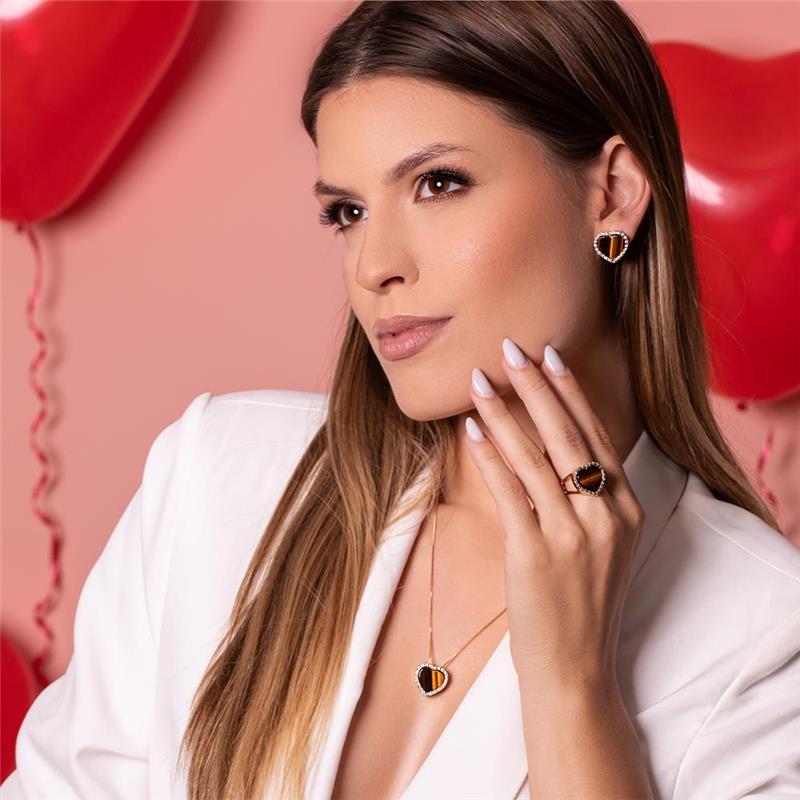 BRINCO FOLHEADO A OURO E RÓDIO BRANCO