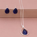 CONJUNTO FOLHEADO A PRATA