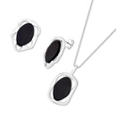 CONJUNTO FOLHEADO A PRATA