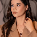 CONJUNTO FOLHEADO A OURO