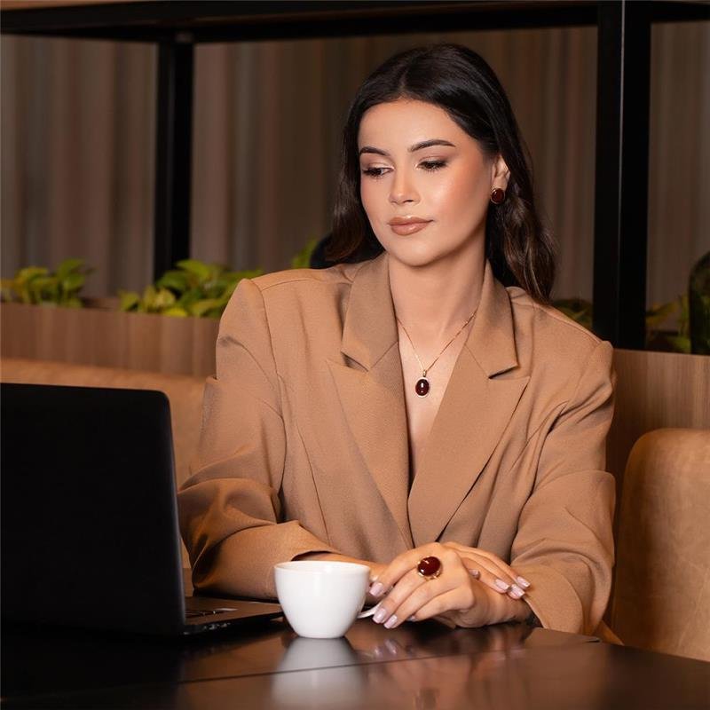 CONJUNTO FOLHEADO A OURO