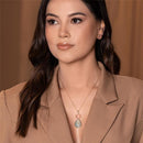 CONJUNTO FOLHEADO A OURO