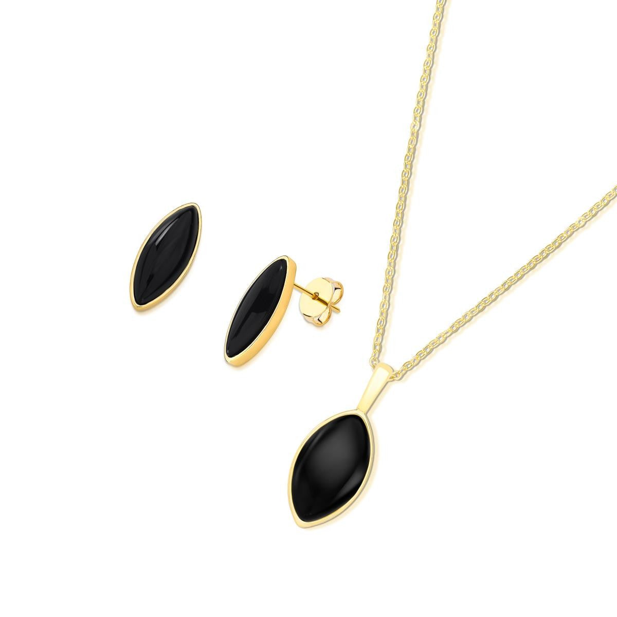 Conjunto Brilhato folheado a ouro com pedras naturais - foto 4