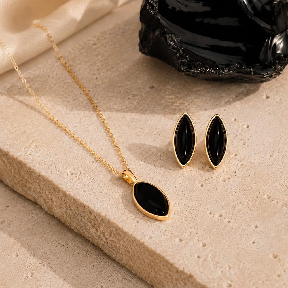 Conjunto Brilhato folheado a ouro com pedras naturais - foto 12