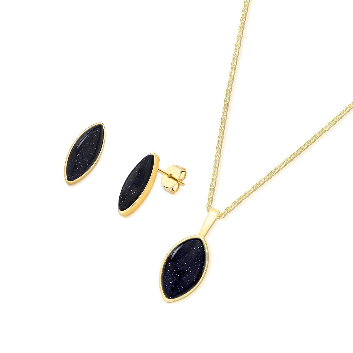 Conjunto Brilhato folheado a ouro com pedras naturais - foto 13