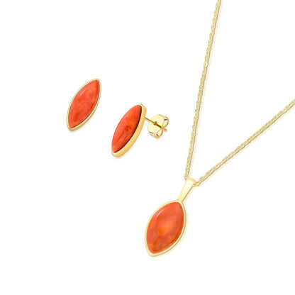Conjunto Brilhato folheado a ouro com pedras naturais - foto 20