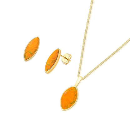Conjunto Brilhato folheado a ouro com pedras naturais - foto 21