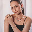 CONJUNTO FOLHEADO A OURO