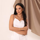 CONJUNTO FOLHEADO A OURO