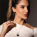 CONJUNTO FOLHEADO A OURO