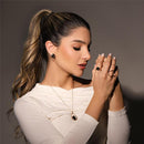 CONJUNTO FOLHEADO A OURO