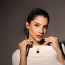 CONJUNTO FOLHEADO A OURO