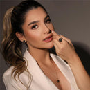 CONJUNTO FOLHEADO A OURO