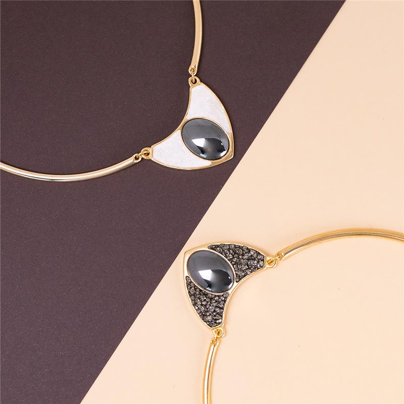 Conjunto Brilhato Pedras Naturais Brasileiras — Folheado a Ouro