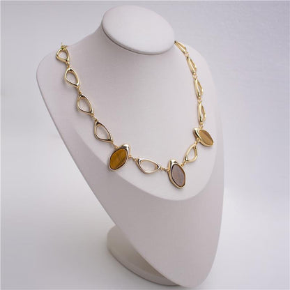 Conjunto Geométrica folheado a ouro sofisticado