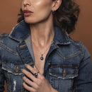 CONJUNTO FOLHEADO A OURO