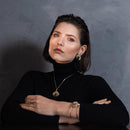 CONJUNTO FOLHEADO A OURO