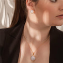 CONJUNTO FOLHEADO A OURO