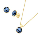 CONJUNTO FOLHEADO A OURO