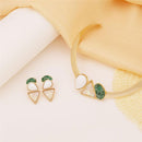 CONJUNTO FOLHEADO A OURO