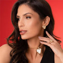 CONJUNTO FOLHEADO A OURO