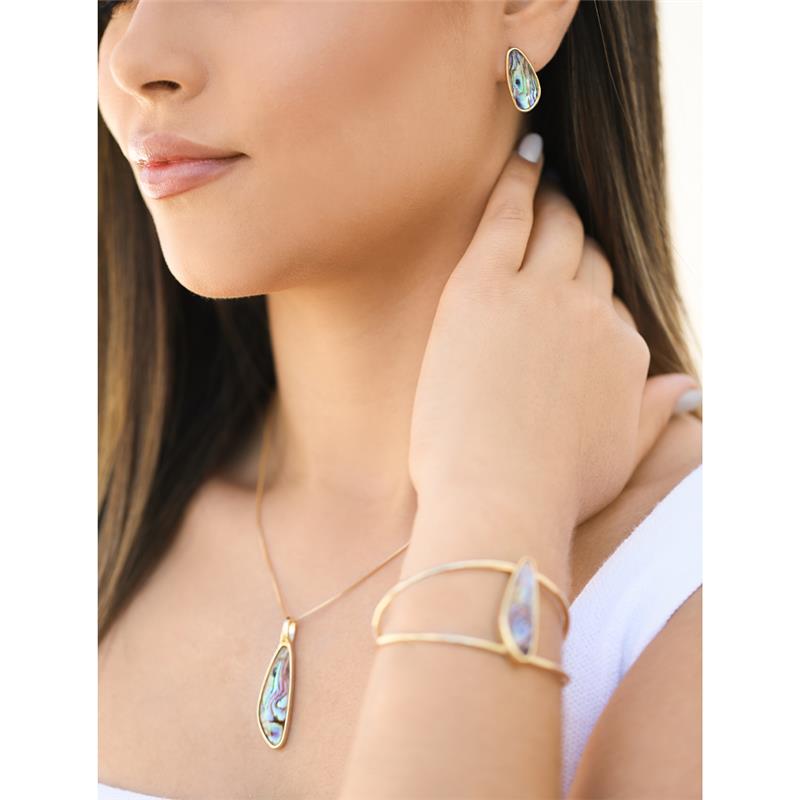 CONJUNTO FOLHEADO A OURO