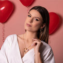 CONJUNTO FOLHEADO A OURO