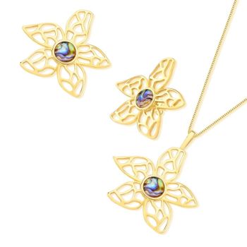 Pulseira Possebon Folheada a Ouro - Pedra Natural