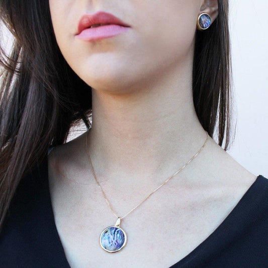 Conjunto Brilhato Colecao Conchas folheado a ouro