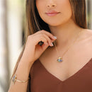 CONJUNTO FOLHEADO A OURO