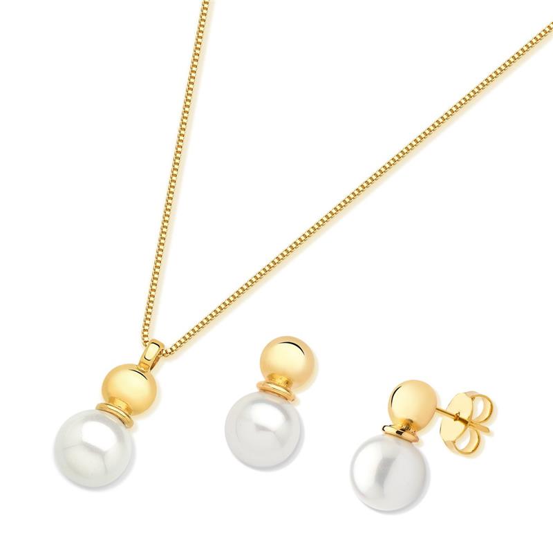 Conjunto Brilhato Pedras Naturais Brasileiras — Folheado a Ouro