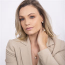 CONJUNTO FOLHEADO A OURO