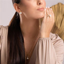 CONJUNTO FOLHEADO A OURO