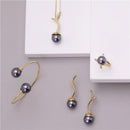 CONJUNTO FOLHEADO A OURO