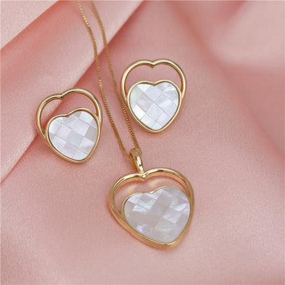 Conjunto Brilhato Pedras Naturais Brasileiras — Folheado a Ouro