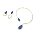 CONJUNTO FOLHEADO A OURO