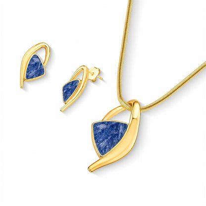 Conjunto Brilhato folheado a ouro Coleção Serena - opção de pedra 12 - 030271084-12