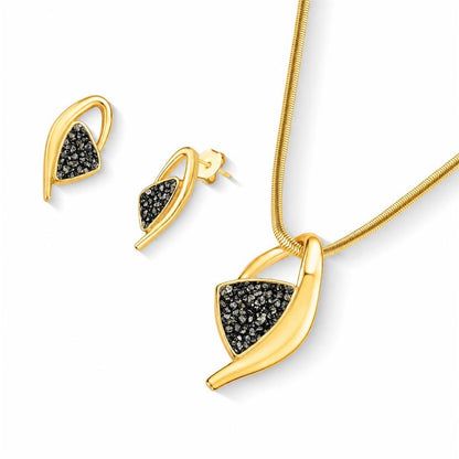 Conjunto Brilhato folheado a ouro Coleção Serena - opção de pedra 14 - 030271084-14