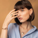 CONJUNTO FOLHEADO A OURO