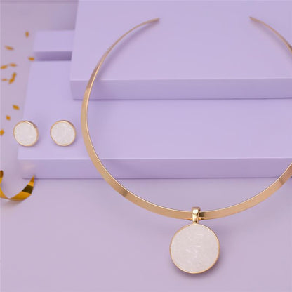 Conjunto Brilhato Pedras Naturais Brasileiras — Folheado a Ouro